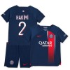 Paris Saint-Germain 2023-24 Hakimi 2 Hjemme - Barn Draktsett